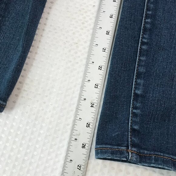 AMERICAN EAGLE WOMENS HI-RISE JEGGING DISTRESSED JEANS SIZE 6 - Picture 8 of 8